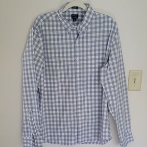 J. Crew Men Slim Fit Checkered Shirt Sz XL NWT